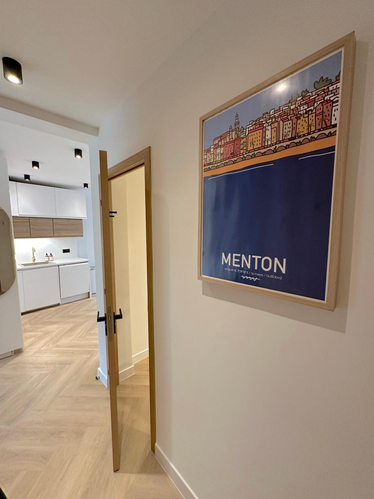 Monaco # Menton - 6 Persons - 2 Bedrooms - Full Renovated - Private Parking - Hypercenter - Clim - Beach And Sun Exterior foto